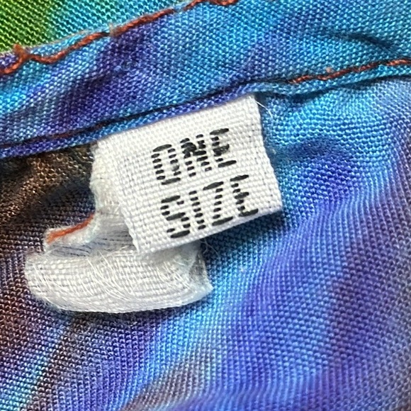 Hula Hula Hawaii Dragonfly Tie Dye Dress / Coverup (OS) - Picture 10 of 11